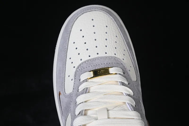 All Categories Nk Air Force 1 Air Force Series Nk Air Force 1 Low Air Force Low Nike Air Force 1'07 Low Milk White Gray Gold Air Force One Low Casual Shoes DV5477-007